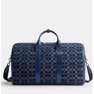 Authentic  Coach Denim Duffle